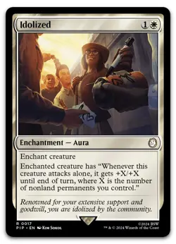 Idolized #17 (LP) Fallout PIP Magic MTG - Image 1