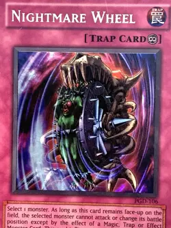 yugioh NIGHTMARE WHEEL PGD-106 Unlimited Ed Ultra Lightly played (Excellent): - Image 2
