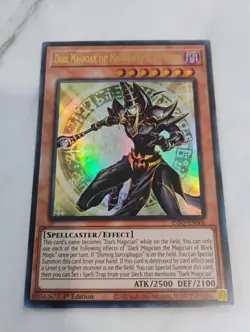 Yugioh! Dark Magician the Magician of Black Magic Ultra Rare 1st ed NM - Image 1