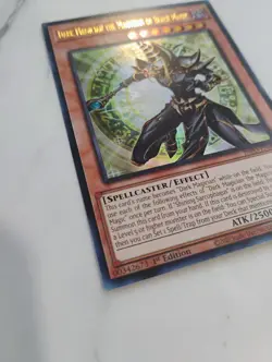 Yugioh! Dark Magician the Magician of Black Magic Ultra Rare 1st ed NM - Image 2