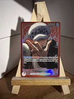 One Piece Trafalgar Law Leader #OP14-001 Alternate Art The Azure Sea’s Seven MT! - Image 3