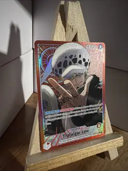 One Piece Trafalgar Law Leader #OP14-001 Alternate Art The Azure Sea’s Seven MT! - Image 4