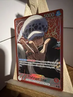 One Piece Trafalgar Law Leader #OP14-001 Alternate Art The Azure Sea’s Seven MT! - Image 5