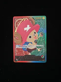 One Piece EB02 OP08-001 L Tony Tony Chopper Parallel GOLD FONT Anime 25th Japan - Image 1