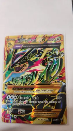 Pokemon TCG M Rayquaza EX Full Art Ultra Rare Ancient Origins Card 98/98 - Image 2