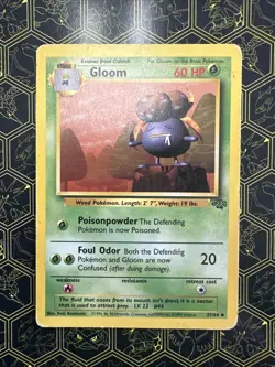 Pokemon Card Jungle Set Gloom 37/64 Uncommon D15 - Image 1
