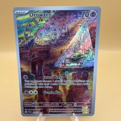 Pokemon Drowzee TCG Holo Card 210/198 SV01 Scarlet & Violet Illustration Rare (B - Image 1