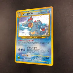 Feraligatr Holo Neo Premium File Promo - Japanese Pokemon Card - 2000 - Image 5