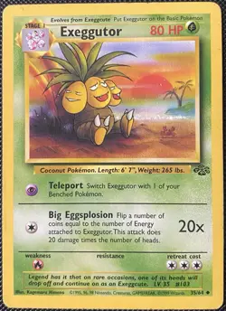 Exeggutor 35/64 Jungle Regular - Pokemon Card - Image 1