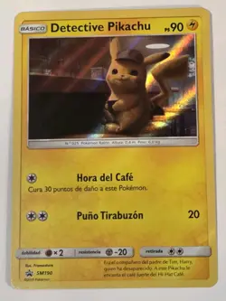 Pokemon TCG Detective Pikachu SM190 Promo Holo Card NM Condition 2019 - Image 1