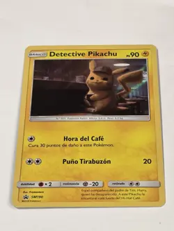 Pokemon TCG Detective Pikachu SM190 Promo Holo Card NM Condition 2019 - Image 2
