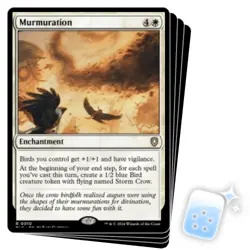 MURMURATION X4 Bloomburrow: Commander Magic MTG MINT CARD - Image 1