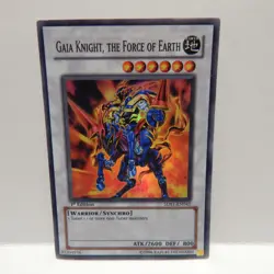 Yu-Gi-Oh! Gaia Knight The Force Of Earth Synchro Card - Image 1