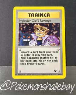 Imposter Oak's Revenge 76/82 - Team Rocket *EXC-NM* Uncommon Pokemon Card - Image 1