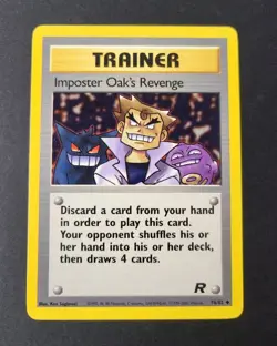 Imposter Oak's Revenge 76/82 - Team Rocket *EXC-NM* Uncommon Pokemon Card - Image 2