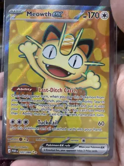 Meowth ex Special Illustration Rare card (number 107/088) from Perfect Order - Image 1