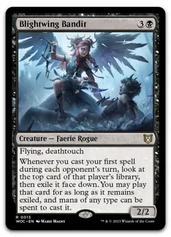 Blightwing Bandit #13 (NM) Wilds of Eldraine WOC Magic MTG - Image 1