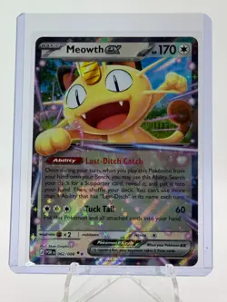 Meowth 062/088 Double Rare NM. Perfect Order (POR)(ME3). Pokemon Card - Image 3