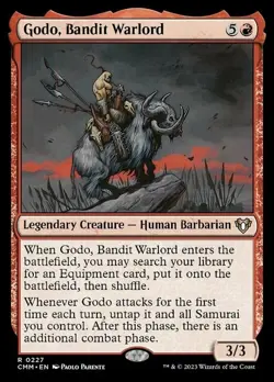 Magic The Gathering MTG GODO, BANDIT WARLORD Commander Masters NM Near Mint - Image 1