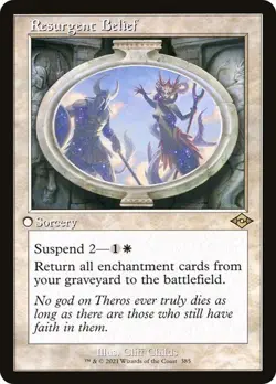 Resurgent Belief RETRO - 385 - Rare - Modern Horizons 2 MH2 MTG - Image 1