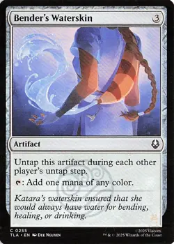 Bender's Waterskin 255 Avatar: The Last Airbender Common Magic: The Gathering NM - Image 1