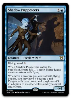 Shadow Puppeteers #12 (NM) Wilds of Eldraine WOC Magic MTG - Image 1