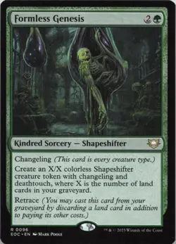 Formless Genesis R Commander: Edge of Eternities 96 NM MTG - Image 1