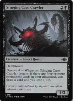 Stinging Cave Crawler - FOIL - U The Lost Caverns of Ixalan 124 - MTG - Image 1
