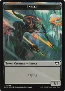 Insect // Beast (0005) Double-Sided Token T Commander: Edge of Eternities - Image 1