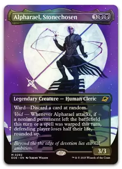 Alpharael, Stonechosen (Borderless) #292 (Foil) NM Edge of Eternities Magic MTG - Image 1