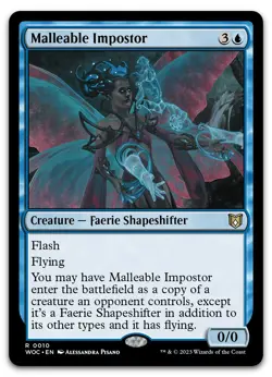 Malleable Impostor #10 (NM) Wilds of Eldraine WOC Magic MTG - Image 1