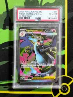 Mega Charizard X EX 109/094 Ultra Rare PSA 10 Pokemon TCG Phantasmal Flames Eng - Image 3