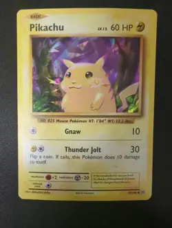 2016 Pokemon Pikachu 35/108 Cracked Ice Holo Rare Foil Holo Hp - Image 1