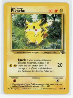 Pokemon TCG - Pikachu 60/64 - Jungle - Common - Image 1