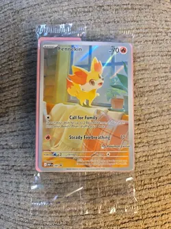 Fennekin 080 Chaos Rising ETB Pokemon Center Stamped Promo (Sealed) - Image 1