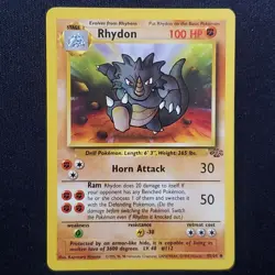 Rhydon 45/64 Unlimited Uncommon Jungle Pokemon Lightly Played - Image 1