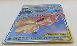 Pokemon TCG Slowpoke & Psyduck GX TAG TEAM Ultra Rare Holo SM Unified Minds 35/… - Image 4