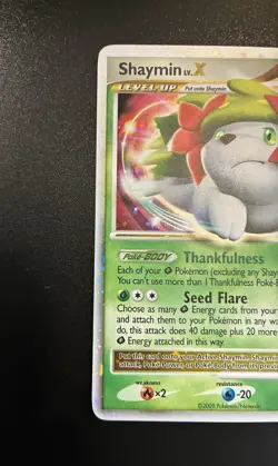 Shaymin LV X Land Forme 126/127 Platinum 2009 LP Pokemon TCG - Image 3