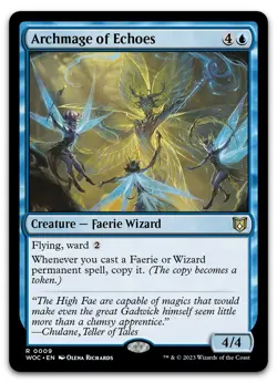 Archmage of Echoes #9 (NM) Wilds of Eldraine WOC Magic MTG - Image 1