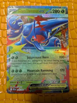 Mega Heracross EX 004/094 Ultra Rare Pokemon TCG NM 🇨🇦 - Image 1