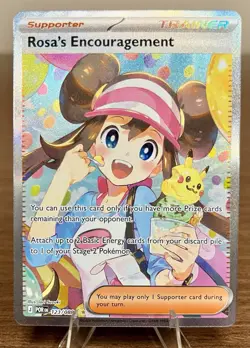 Pokemon TCG Rosa’s Encouragement 122/088 Perfect Order Special Illustration Rare - Image 1