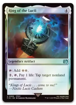 Ring of the Lucii #269 (Foil) (NM) Final Fantasy FIN Magic MTG - Image 1