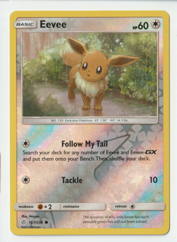 Eevee 167/236 - Cosmic Eclipse - Reverse Holo - Pokemon TCG - LP - Image 1