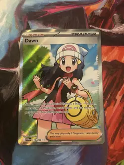 Pokemon Dawn Ultra Rare Full Art Holo 118/094 Phantasmal Flames English - Image 1