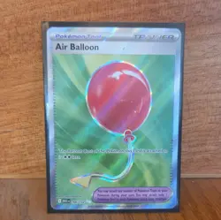 Pokemon TCG Air Balloon Trainer Me01: Mega Evolution Ultra Rare Holo 166/132 - Image 1