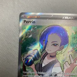 Pokemon TCG Trainer Perrin Holo Rare Twilight Masquerade 209/167 - Image 5