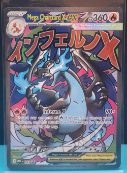 Pokemon Mega Evolution Promo Mega Charizard X EX 023 - Image 1