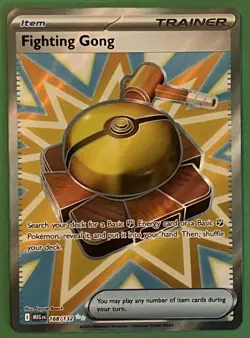 Fighting Gong 168/132 Ultra Rare Full Art Pokemon Mega Evolution ENG NM ME01 - Image 1