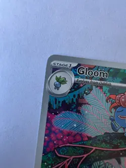 Pokemon Gloom 198/197 SV03: Obsidian Flames Holo Ilkustration Rare NM - Image 4