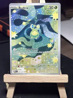 Budew 221/217 Ascended Heroes Pokemon TCG IR Holo NM English - Image 1